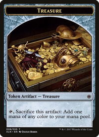 Treasure Token (008) - Ixalan (XLN) #8 - Token Magic: The Gathering Trading Card