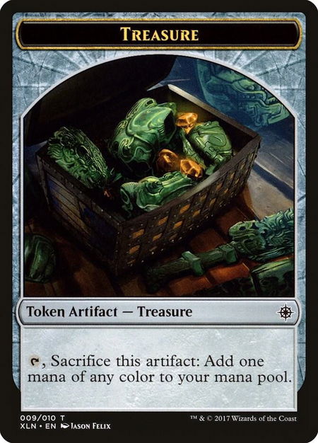 Treasure Token (009) - Ixalan Magic: The Gathering trading card