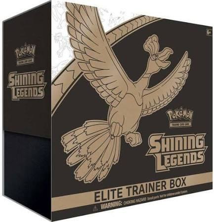 Shining Legends Elite Trainer Box trading card from Shining Legends Shining Legends Elite Trainer Box - Shining Legends Pokémon trading card