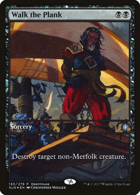 Walk the Plank - Open House Promos Magic: The Gathering trading card