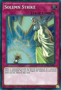 Solemn Strike - Code of the Duelist (COTD) #COTD-ENSE2 - Super Rare YuGiOh Trading Card