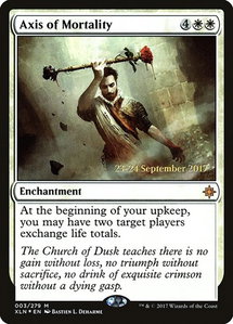 Axis of Mortality - Prerelease Cards (PRE) #3s - Mythic Rare Magic: The Gathering Trading Card