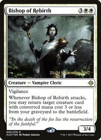Bishop of Rebirth - Prerelease Cards (PRE) #5s - Rare Magic: The Gathering Trading Card