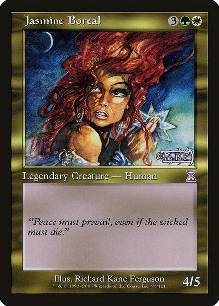Jasmine Boreal - Timeshifted Magic: The Gathering trading card