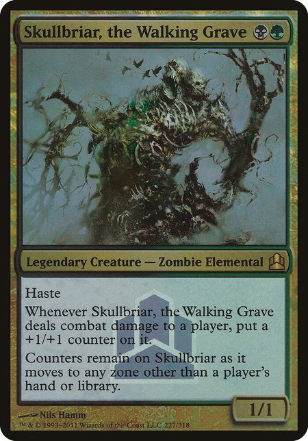 Skullbriar, the Walking Grave (Commander Launch Promo) - Oversize Cards Magic: The Gathering trading card
