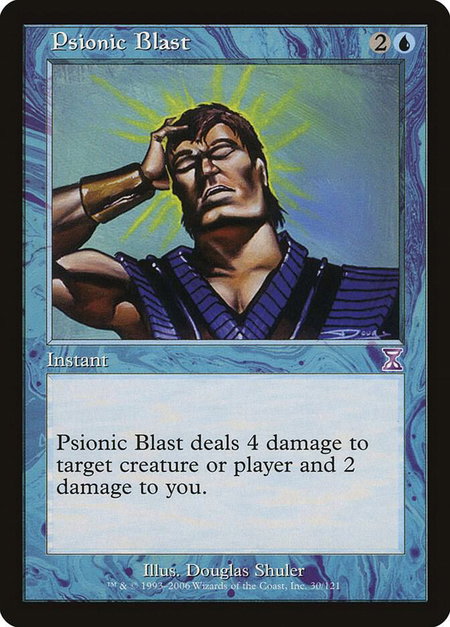Psionic Blast - Timeshifted Magic: The Gathering trading card