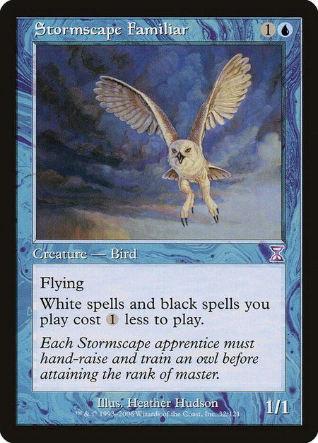 Stormscape Familiar trading card from Timeshifted Stormscape Familiar - Timeshifted Magic: The Gathering trading card