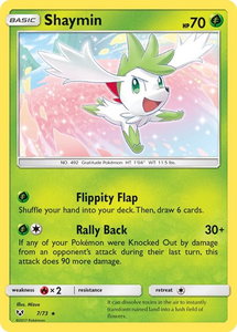 Shaymin - Shining Legends (SHL) #7/73 - Holo Rare Pokémon Trading Card