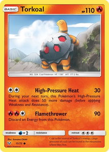 Torkoal - Shining Legends (SHL) #11/73 - Common Pokémon Trading Card