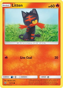 Litten - Shining Legends (SHL) #15/73 - Common Pokémon Trading Card