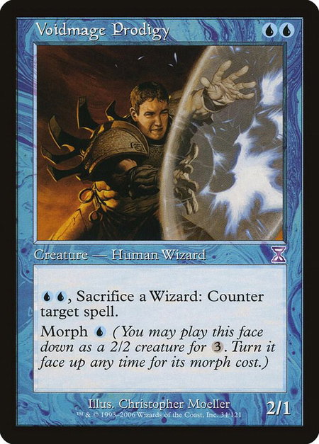 Voidmage Prodigy - Timeshifted Magic: The Gathering trading card