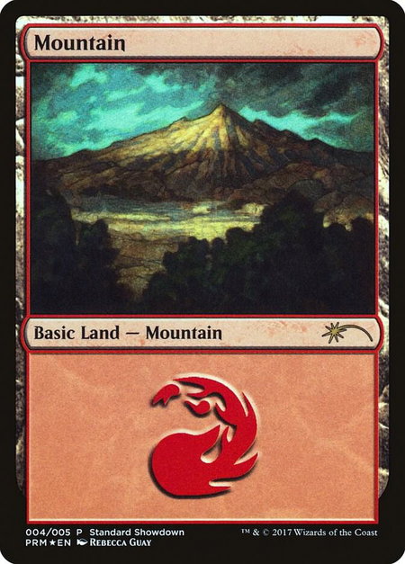 Mountain (Rebecca Guay) - Standard Showdown Promos Magic: The Gathering trading card