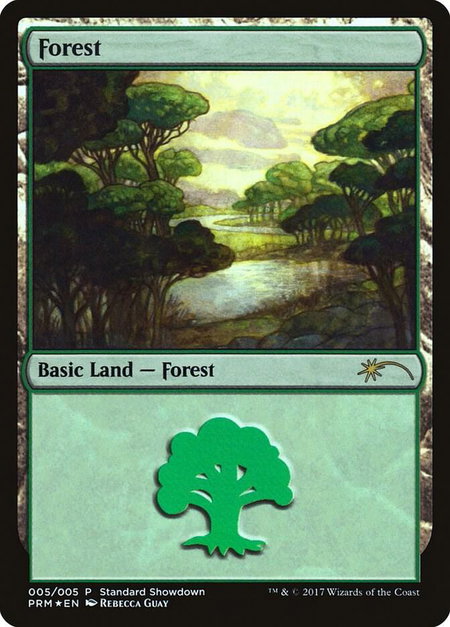 Forest (Rebecca Guay) - Standard Showdown Promos Magic: The Gathering trading card