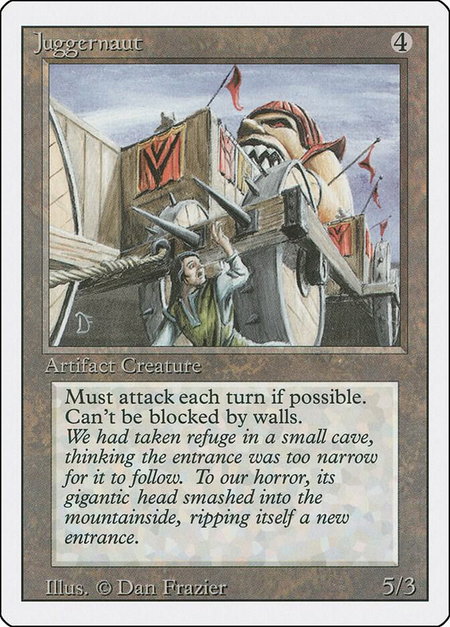 Juggernaut - Revised Edition Magic: The Gathering trading card