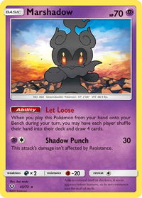 Marshadow - Shining Legends (SHL) #45/73 - Holo Rare Pokémon Trading Card
