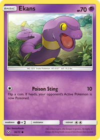Ekans - Shining Legends (SHL) #36/73 - Common Pokémon Trading Card