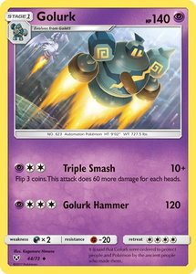 Golurk - Shining Legends (SHL) #44/73 - Uncommon Pokémon Trading Card