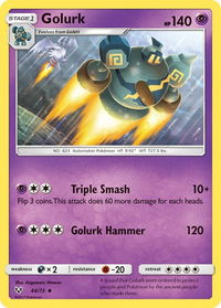Golurk - Shining Legends (SHL) #44/73 - Uncommon Pokémon Trading Card