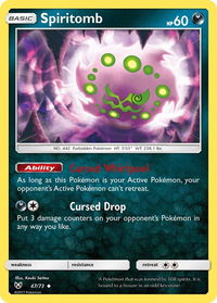 Spiritomb - Shining Legends (SHL) #47/73 - Uncommon Pokémon Trading Card