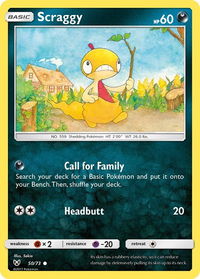 Scraggy - Shining Legends (SHL) #50/73 - Common Pokémon Trading Card