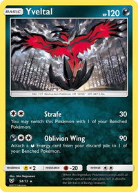 Yveltal - Shining Legends (SHL) #54/73 - Holo Rare Pokémon Trading Card