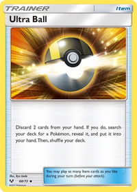 Ultra Ball - Shining Legends (SHL) #68/73 - Uncommon Pokémon Trading Card