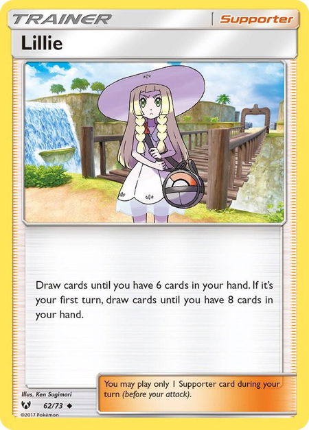 Lillie - Shining Legends Pokémon trading card