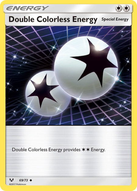 Double Colorless Energy - Shining Legends Pokémon trading card