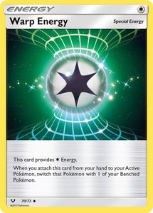 Warp Energy - Shining Legends (SHL) #70/73 - Uncommon Pokémon Trading Card