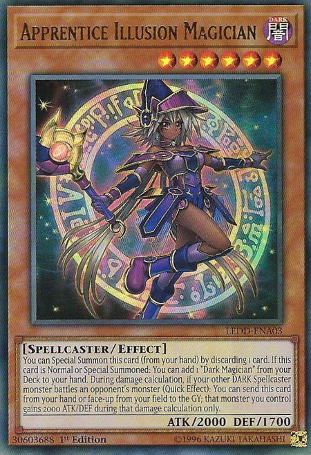 Apprentice Illusion Magician - Legendary Dragon Decks YuGiOh trading card
