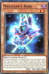 Magician's Robe - Legendary Dragon Decks (LEDD) #LEDD-ENA04 - Common / Short Print YuGiOh Trading Card