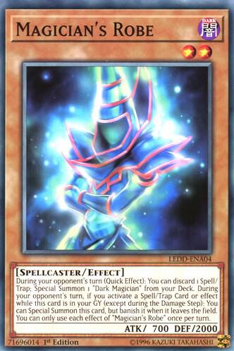 Magician's Robe - Legendary Dragon Decks YuGiOh trading card