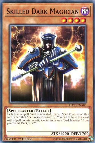 Skilled Dark Magician - Legendary Dragon Decks YuGiOh trading card