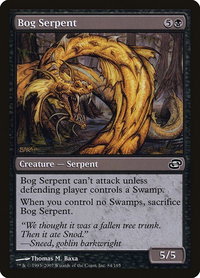 Bog Serpent - Planar Chaos (PLC) #84 - Common Magic: The Gathering Trading Card