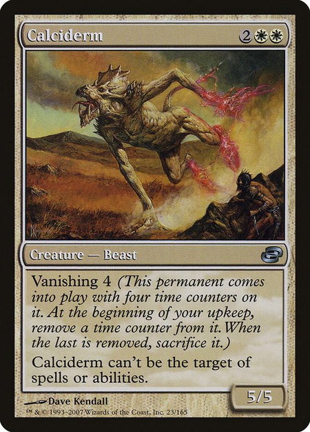 Calciderm - Planar Chaos Magic: The Gathering trading card