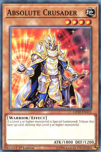 Absolute Crusader - Legendary Dragon Decks YuGiOh trading card