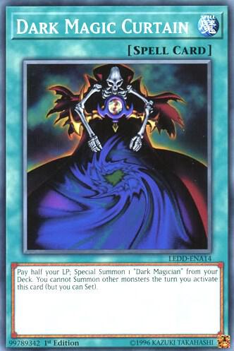 Dark Magic Curtain - Legendary Dragon Decks YuGiOh trading card