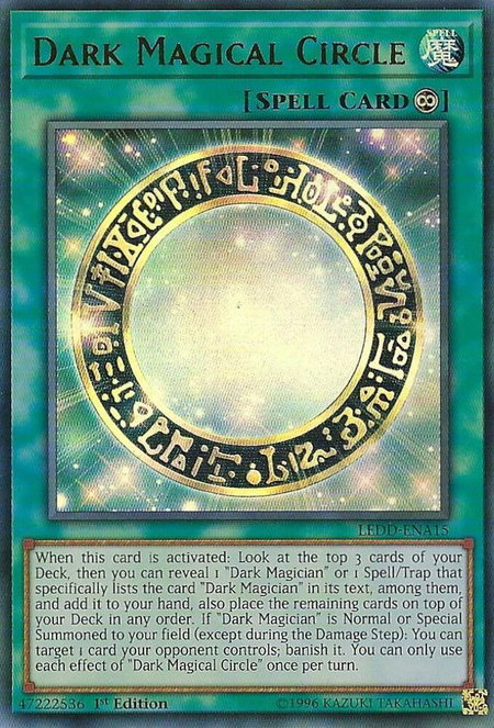Dark Magical Circle - Legendary Dragon Decks YuGiOh trading card