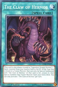 The Claw of Hermos - Legendary Dragon Decks (LEDD) #LEDD-ENA23 - Common / Short Print YuGiOh Trading Card