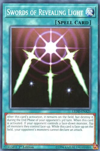 Swords of Revealing Light - Legendary Dragon Decks YuGiOh trading card