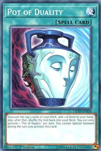 Pot of Duality - Legendary Dragon Decks (LEDD) #LEDD-ENA26 - Common / Short Print YuGiOh Trading Card
