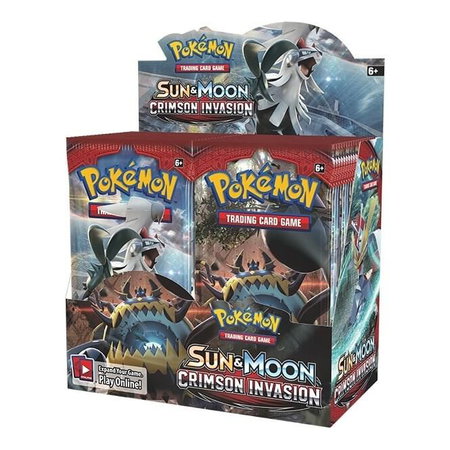 Crimson Invasion Booster Box trading card from SM - Crimson Invasion Crimson Invasion Booster Box - SM - Crimson Invasion Pokémon trading card