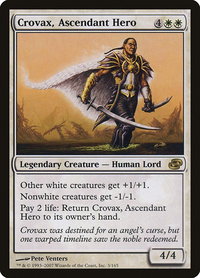 Crovax, Ascendant Hero - Planar Chaos (PLC) #3 - Rare Magic: The Gathering Trading Card