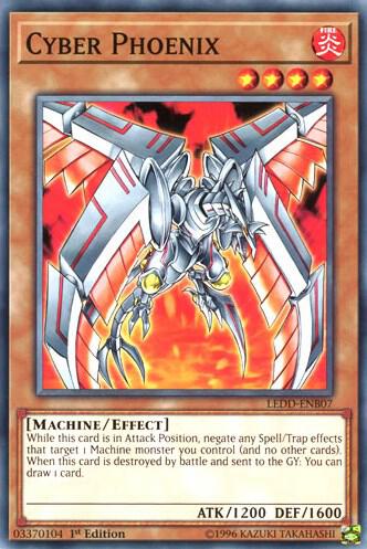 Cyber Phoenix - Legendary Dragon Decks YuGiOh trading card