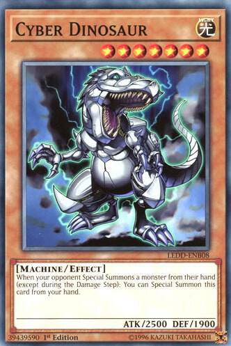 Cyber Dinosaur - Legendary Dragon Decks YuGiOh trading card