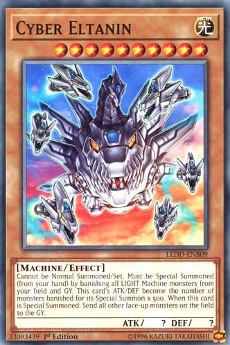 Cyber Eltanin trading card from Legendary Dragon Decks Cyber Eltanin - Legendary Dragon Decks YuGiOh trading card