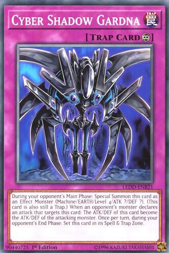 Cyber Shadow Gardna - Legendary Dragon Decks YuGiOh trading card