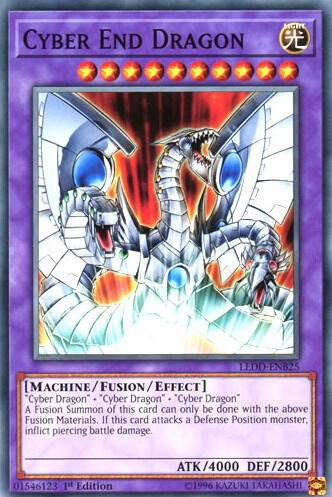 Cyber End Dragon - Legendary Dragon Decks YuGiOh trading card