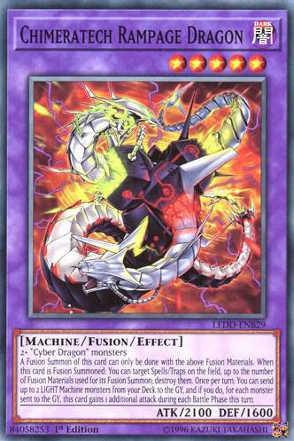 Chimeratech Rampage Dragon - Legendary Dragon Decks YuGiOh trading card