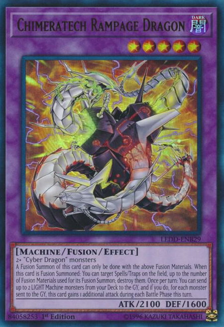 Chimeratech Rampage Dragon (UR) - Legendary Dragon Decks YuGiOh trading card